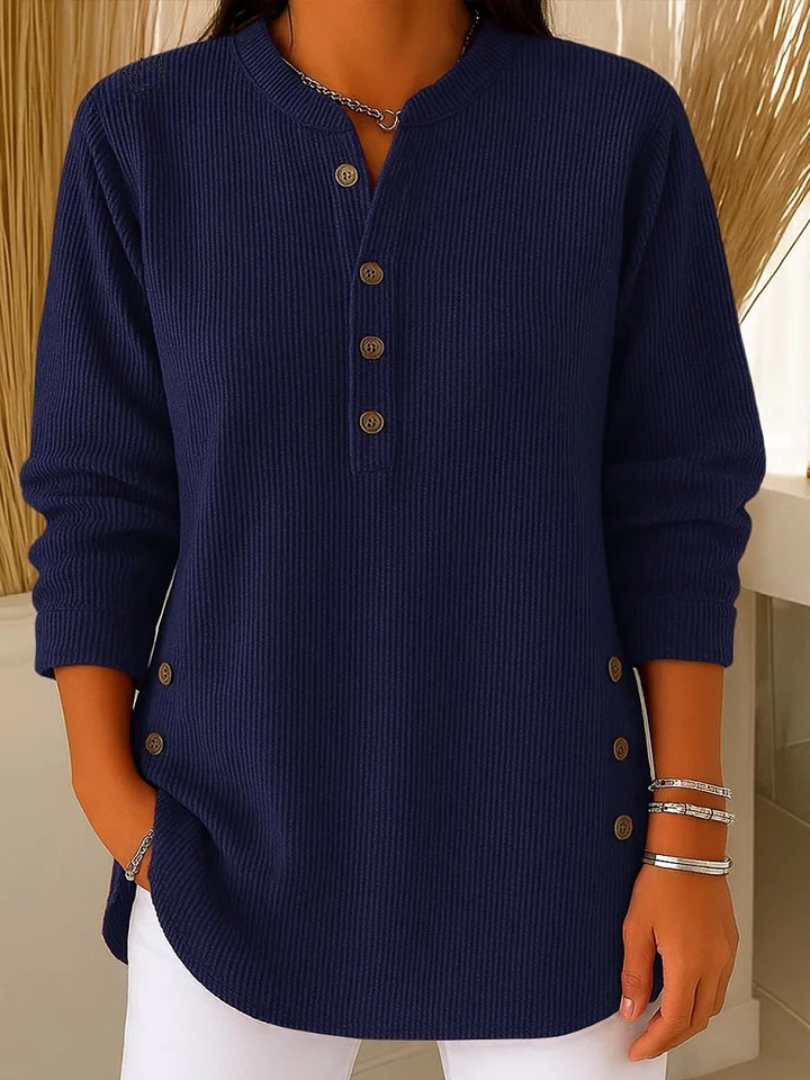 Lena | Tunica Henley con bottoni — 4