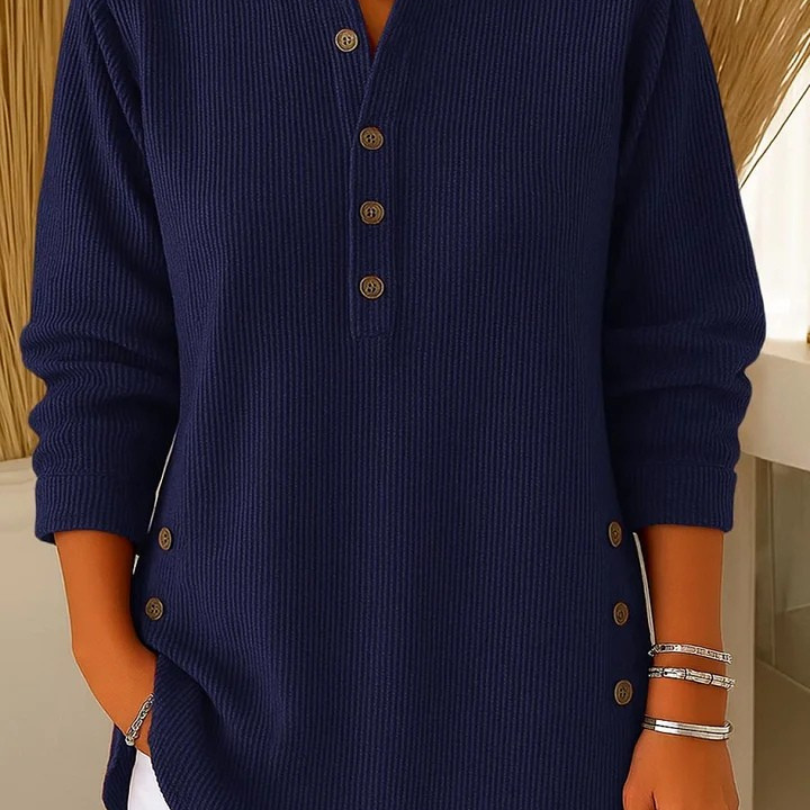 Lena | Tunica Henley con bottoni — 4