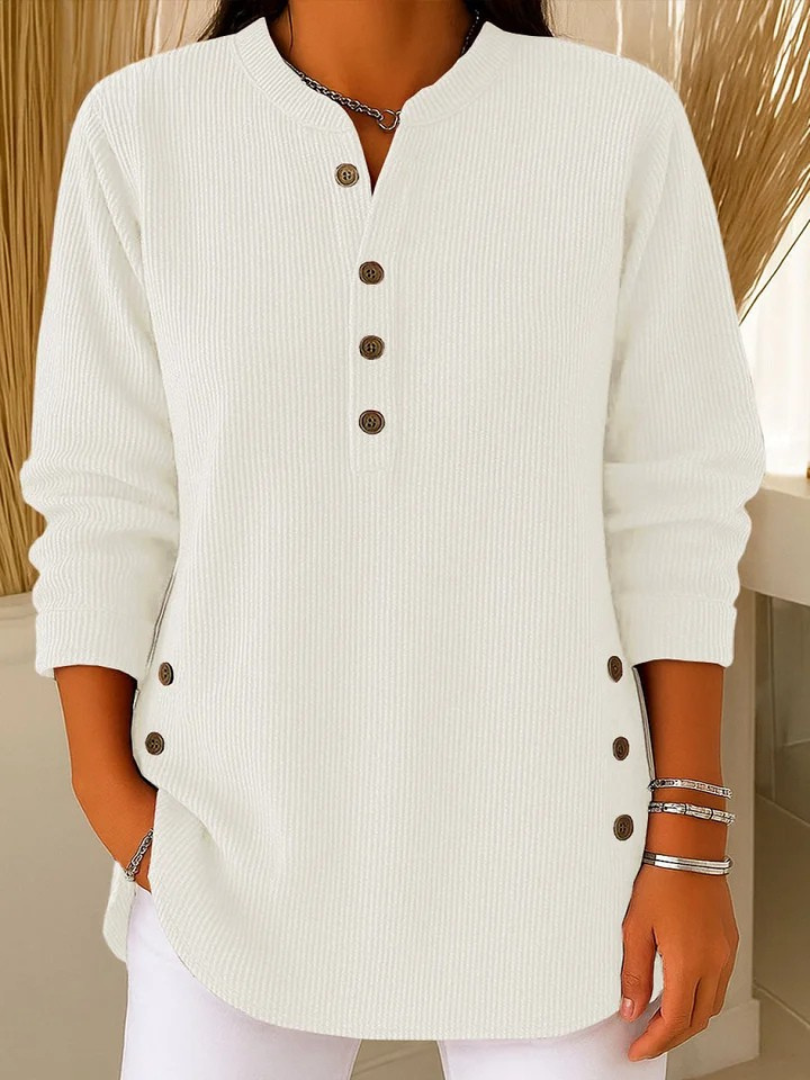 Lena | Tunica Henley con bottoni — 5