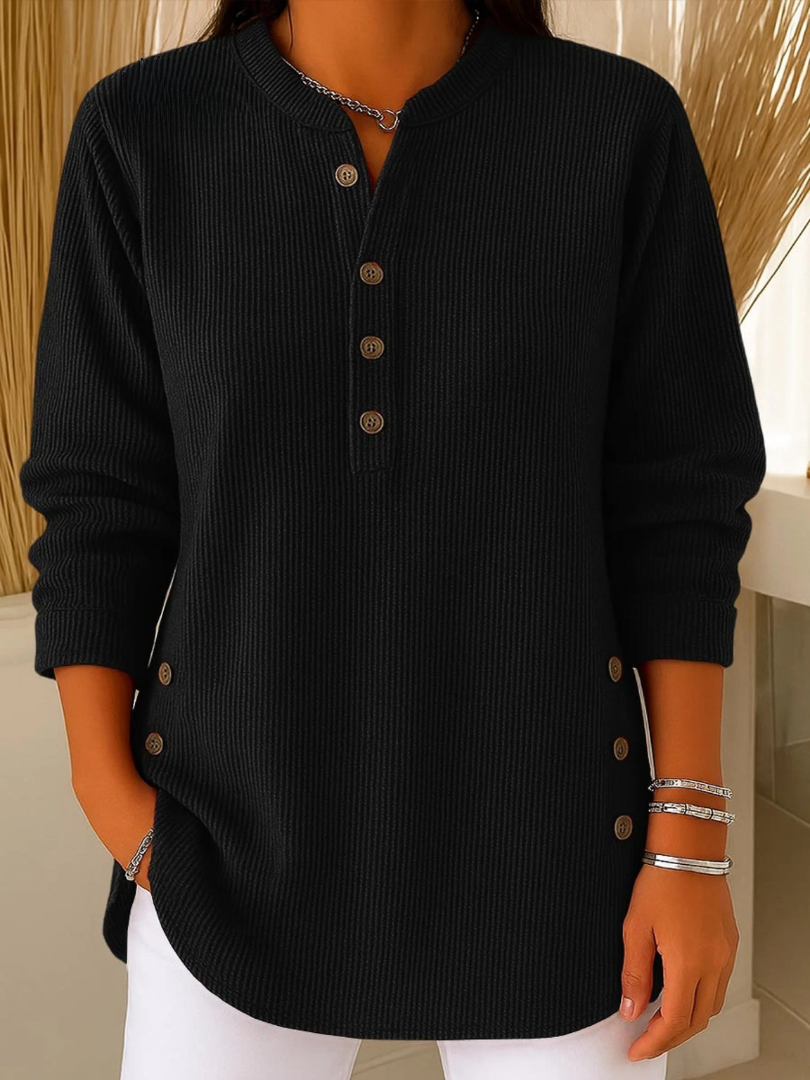 Lena | Tunica Henley con bottoni — 6