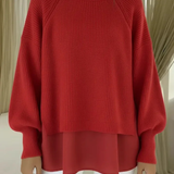 Gertrud | Maglione lavorato a maglia con look a strati — 2