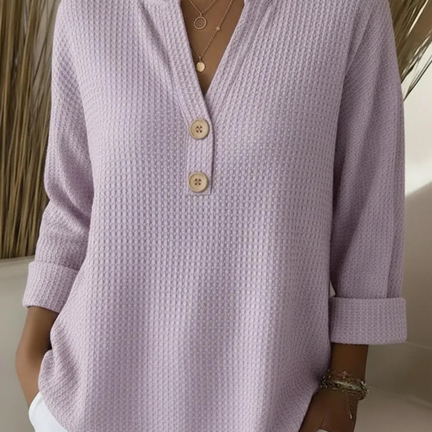 Marlies | Henley con struttura waffle — 1
