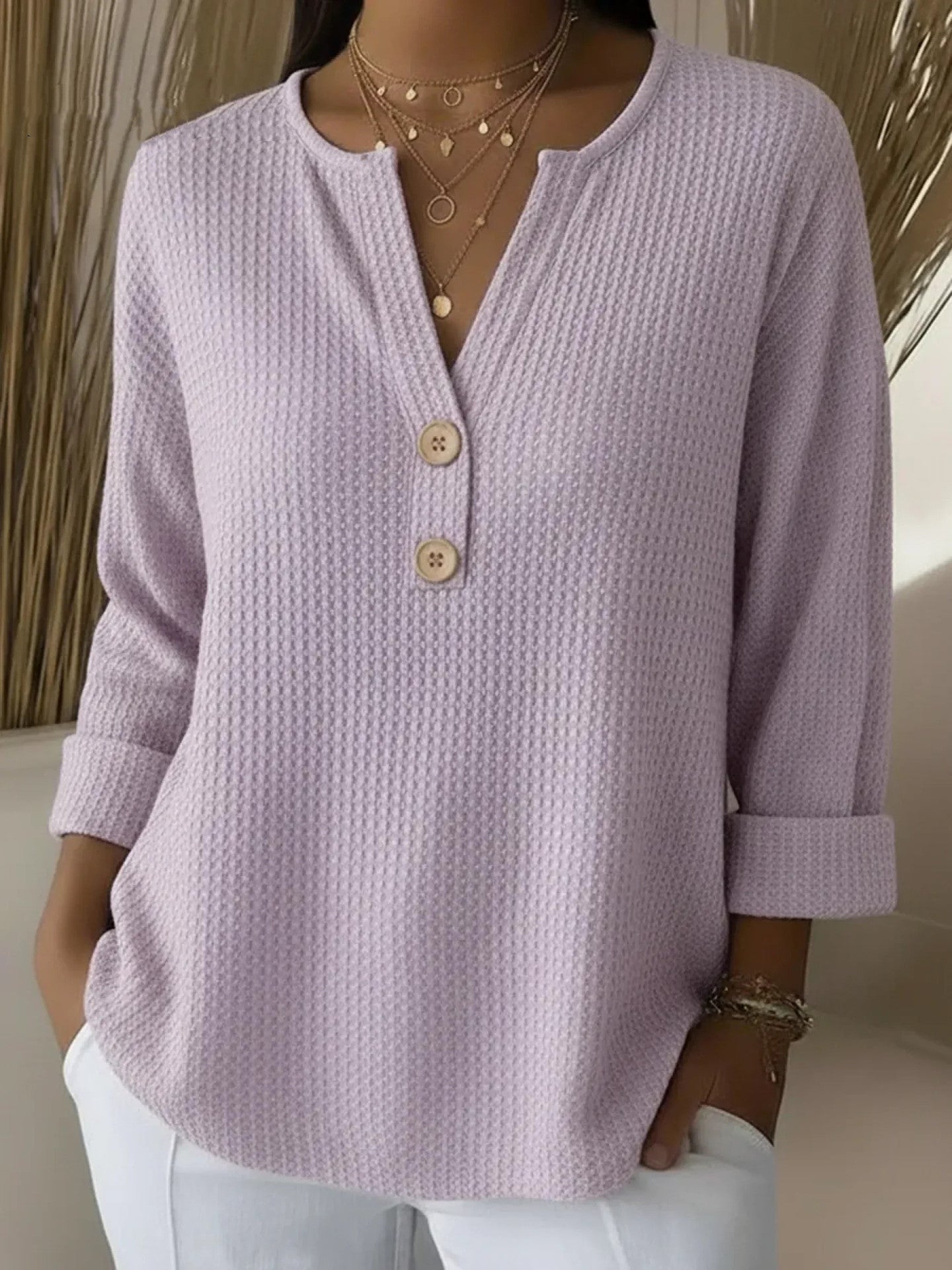 Marlies | Henley con struttura waffle — 1
