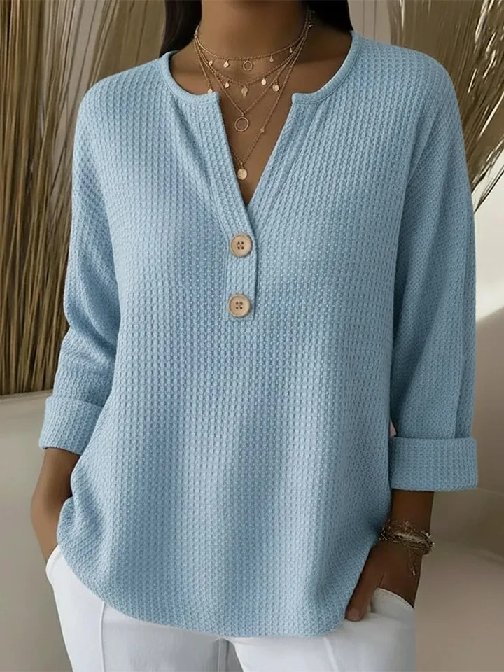 Marlies | Henley con struttura waffle — 2