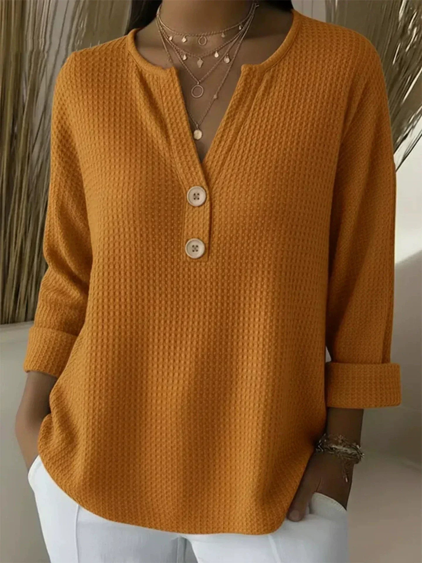 Marlies | Henley con struttura waffle — 4
