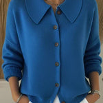 Hannelore | Cardigan con colletto e abbottonatura — 1