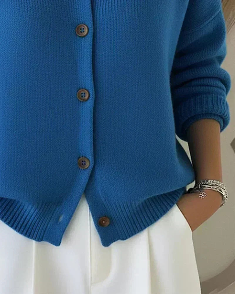 Hannelore | Cardigan con colletto e abbottonatura — 2