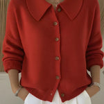Hannelore | Cardigan con colletto e abbottonatura — 3