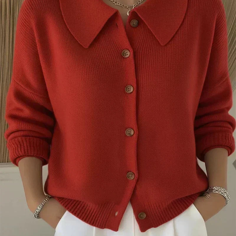 Hannelore | Cardigan con colletto e abbottonatura — 3