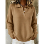 Helga | Maglione morbido con colletto polo — 5