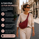 Rosa | Borsa a Spalla Bordeaux — immagine 2