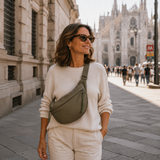 Viola | Borsa a Spalla Verde Oliva — immagine 4